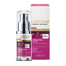 Lift&Oval 40+. Krēms-želeja plakstiņiem Hialurona izlīdzināšana (30 ml)